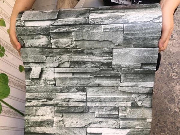 Giấy decal cuộn giả đá xám 5