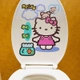 Dán toilet mèo kitty