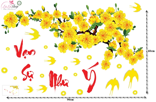 Decal vạn sự như ý