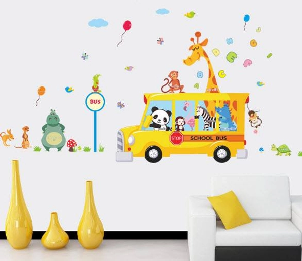 Decal xe bus tới trường hiệu Zooyoo