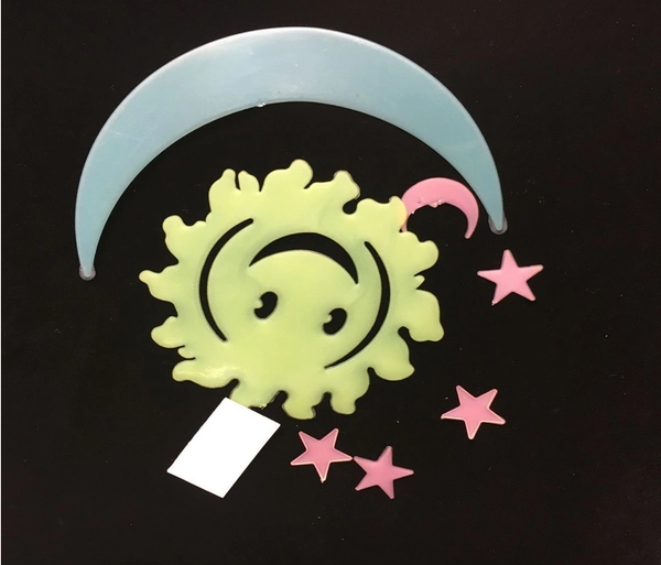 Dạ quang mặt trăng ôm mặt trời bộ 7 cái.