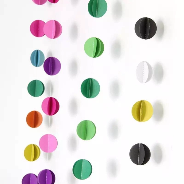 Rèm giấy hình tròn