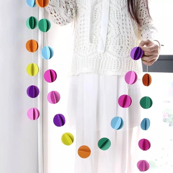 Rèm giấy hình tròn