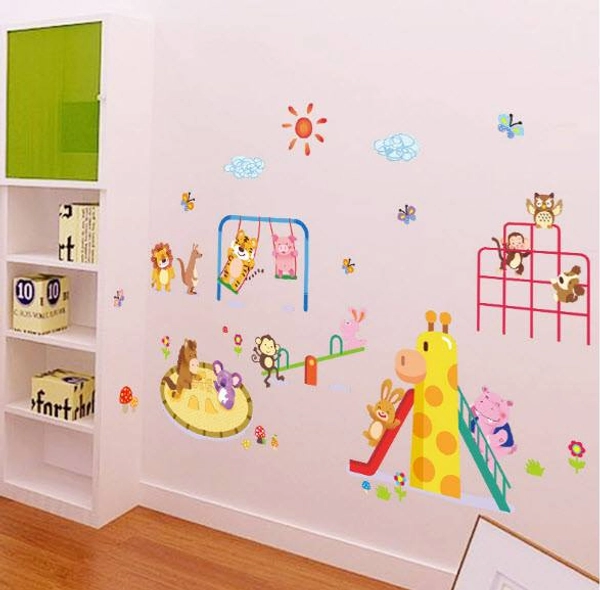Decal công viên vui nhộn 2 hiệu Zooyoo