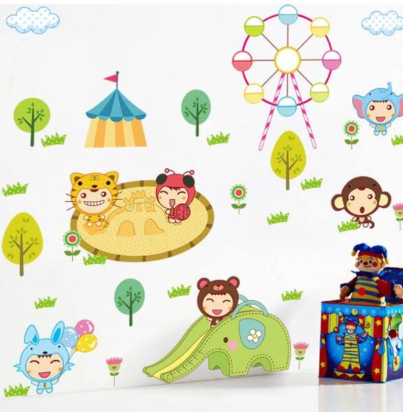 Decal công viên vui nhộn hiệu Zooyoo