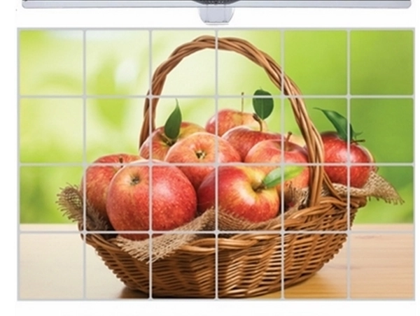 Dán bếp giỏ táo size 60x90cm