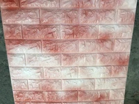 Xốp đá Hàn Quốc màu nâu đỏ pha trắng