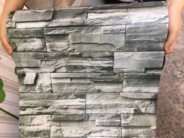 Giấy decal cuộn giả đá xám 5