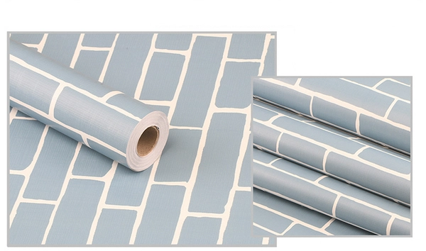 Giấy decal cuộn giả gạch xanh