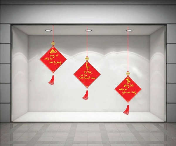 Decal lộc treo may mắn phúc lộc thọ