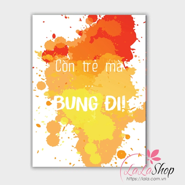 Decal văn phòng còn trẻ mà bung đi