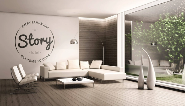 Decal dán tường Story