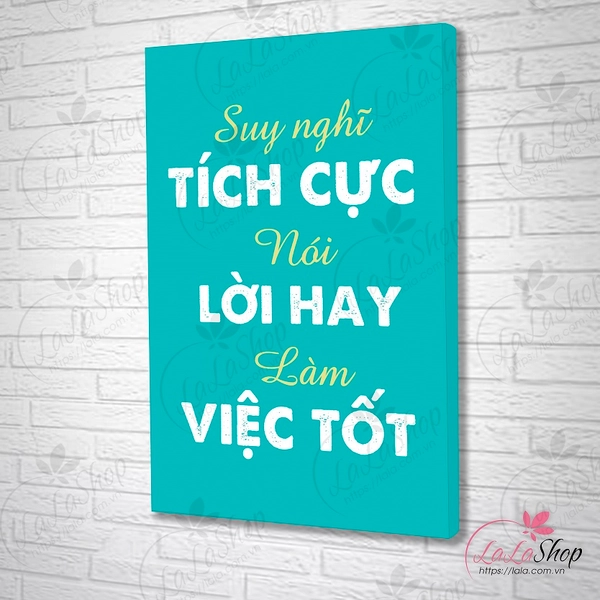Tranh treo tường suy nghĩ tích cực