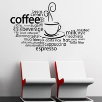 Decal dán tường coffee 9