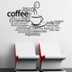 Decal dán tường coffee 9