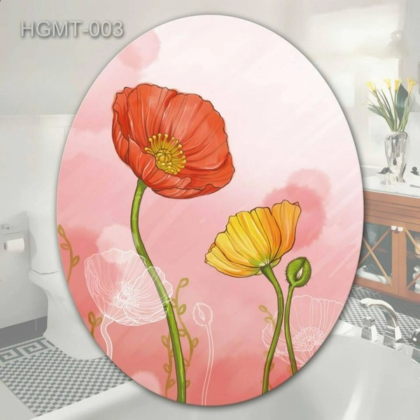 Dán toilet hoa anh túc