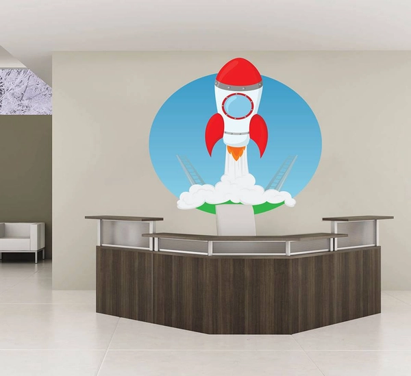 Decal văn phòng fly high