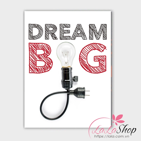 Decal văn phòng Dream big