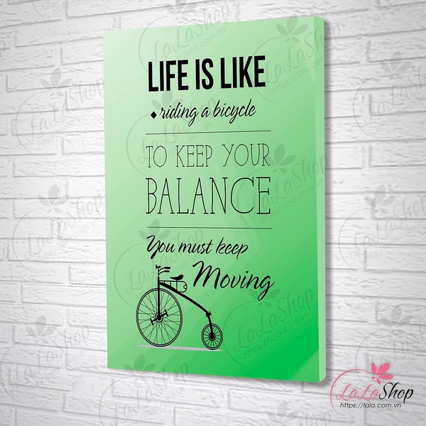 Tranh treo tường to keep your balance