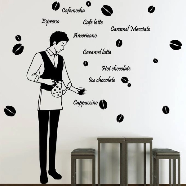 Decal dán tường Coffee 7