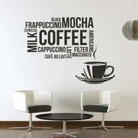 Decal dán tường Coffee 10