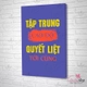 Tranh treo tường tập trung cao độ quyết liệt tới cùng