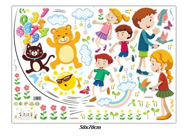 Decal bé chơi nhảy dây