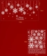 Decal dây treo bông tuyết Noel 3