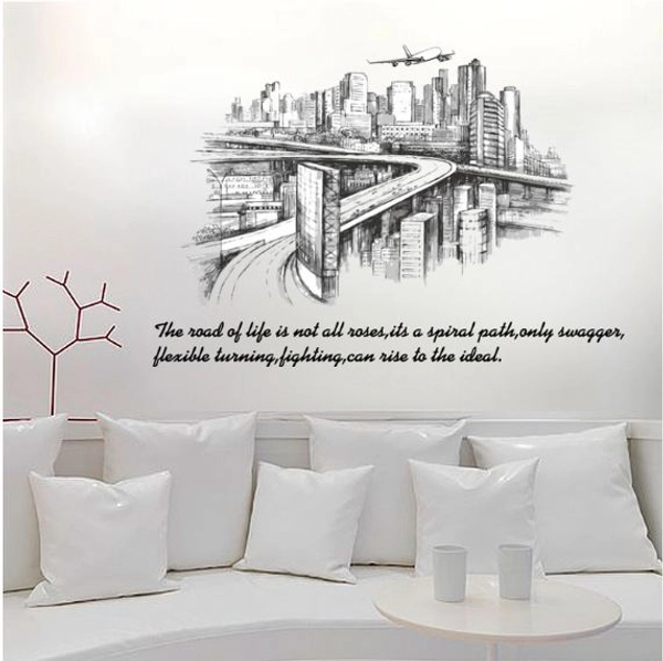 Decal cây cầu kiến trúc