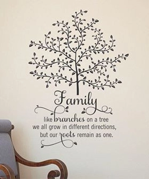 Decal dán tường family