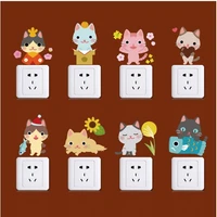 Decal ổ điện đàn mèo vui nhộn 2