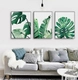 Tranh treo tường lá xanh 10
