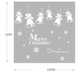 Decal chuông Noel 2 size to