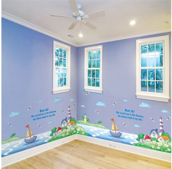 Decal chiếc thuyền cổ tích