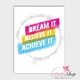 Decal văn phòng Dream it believe it achieve it 