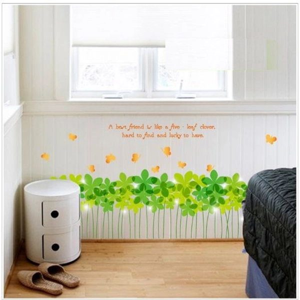 Chân tường hàng rào cây 5 lá