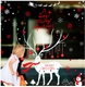 Decal tuần lộc trắng đón Noel 2