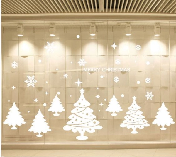 Decal Merry Christmas và cây thông Noel 2