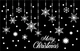 Decal dán tường  dây treo bông tuyết Noel 4