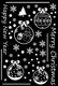 Decal dán tường Quả cầu đêm noel 2 (nền trắng đục )
