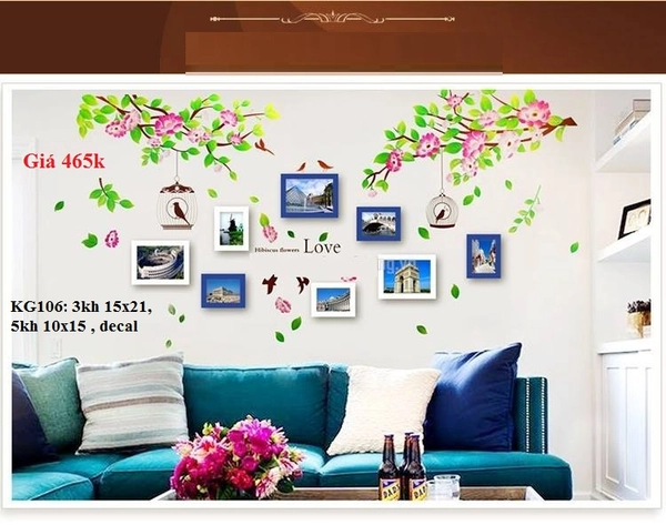 Khung ảnh bộ 8 khung - KG106