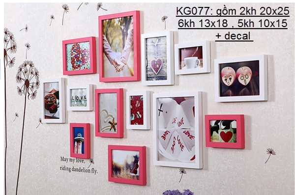 Khung gỗ bộ 13 khung - KG077