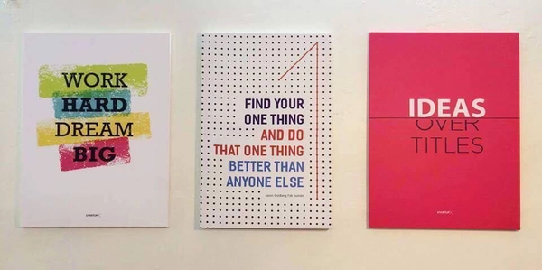 Tranh treo tường idea over titles