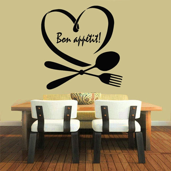 Decal dán tường BON APPETIT