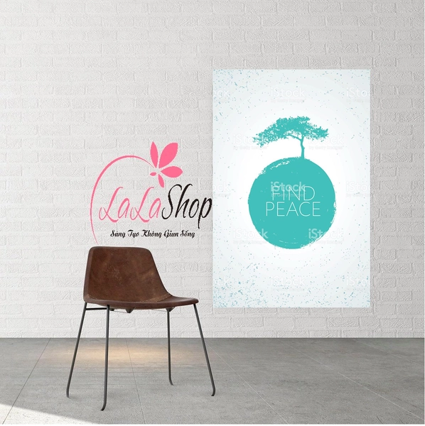 Decal văn phòng Find Peace