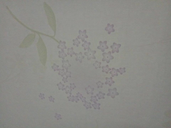 Giấy decal cuộn hoa tím 2