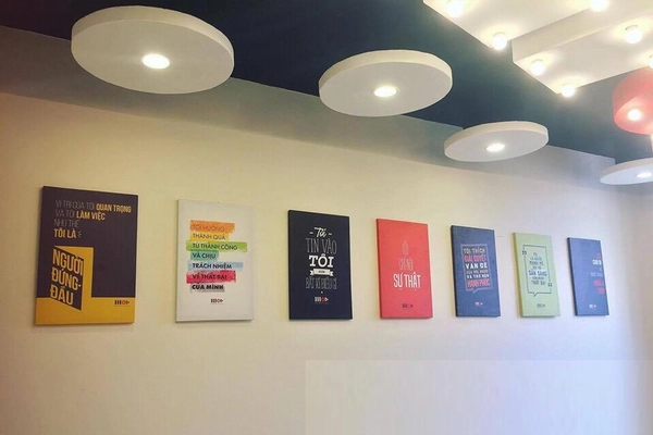 Tranh treo tường keep calm and start doing