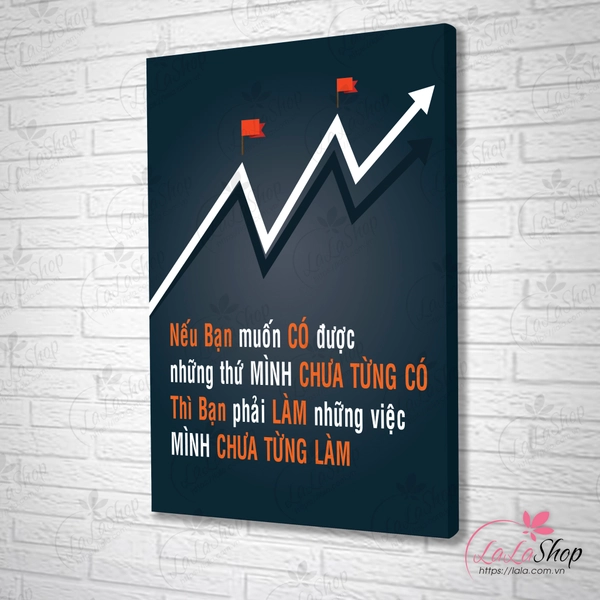 Tranh treo tường nếu bạn muốn có được những thứ mà mình chưa có