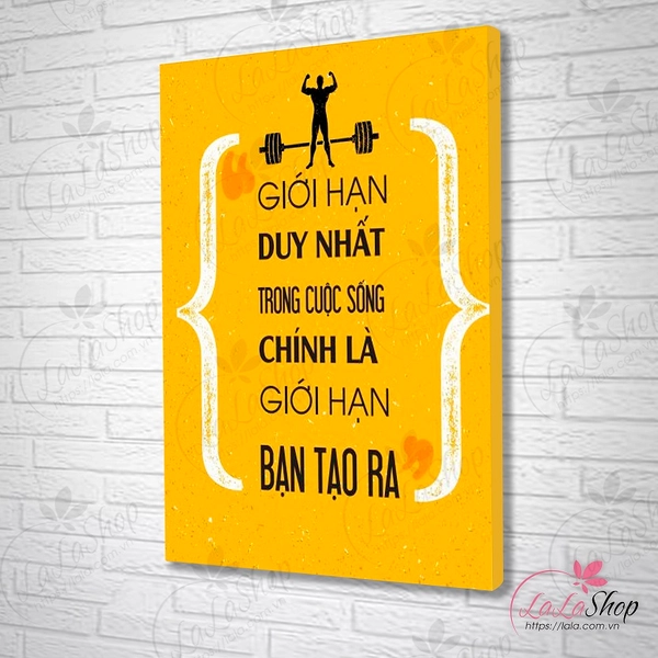 Tranh treo tường giới hạn duy nhất trong cuộc sống