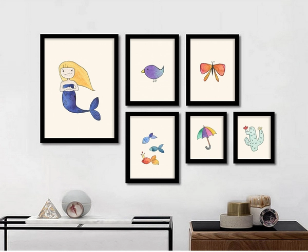 Tranh treo tường nàng tiên cá